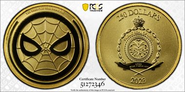 2023 $250 Spider-Man MS70