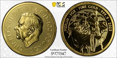 2023 £100 Merlin MS69