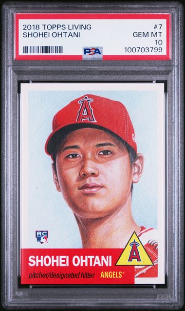 2018 Topps TOPPS LIVING #7 Shohei Ohtani front