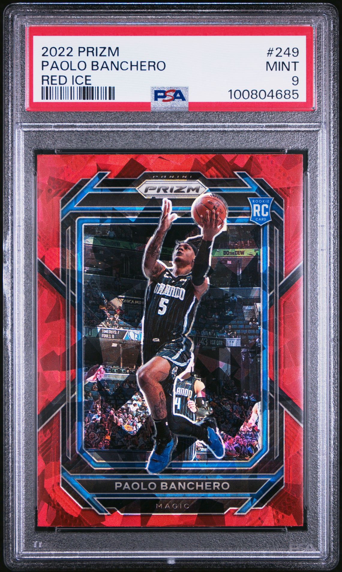 2022 Panini PANINI PRIZM Red #249 Paolo Banchero front