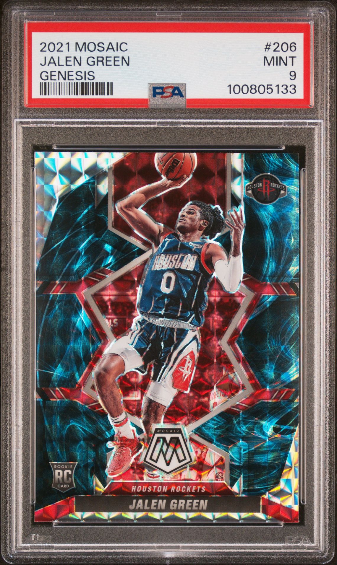 2021 Panini PANINI MOSAIC GENESIS #206 Jalen Green front