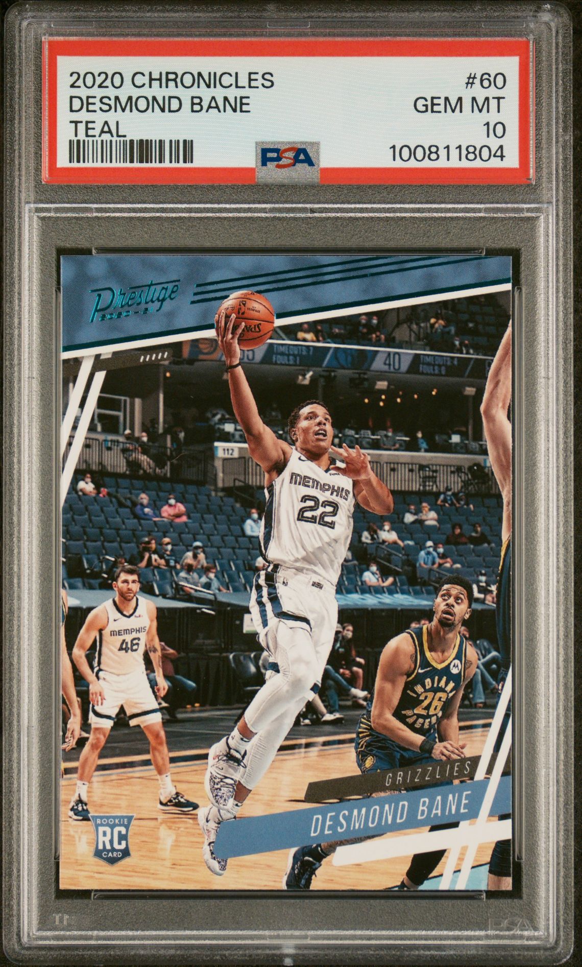 2020 Panini PANINI CHRONICLES TEAL #60 Desmond Bane front