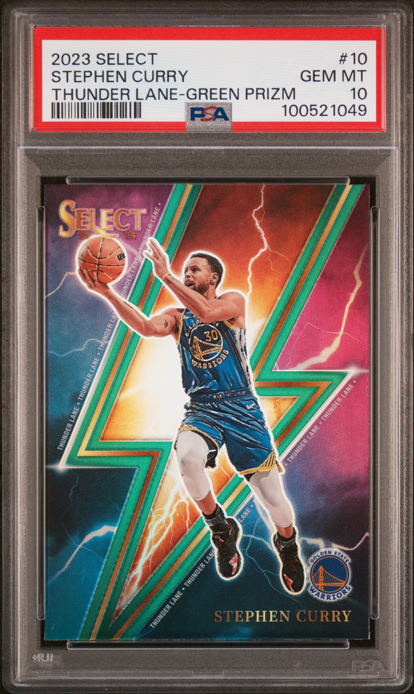 Pick & Pop's 2023 Panini Select Thunder Lane Stephen Curry Thunder