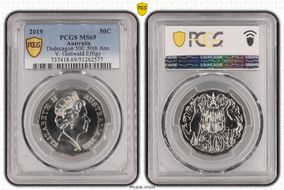 2019 50C Dodecagon 50C 50th Ann. V. Gottwald Effigy MS69