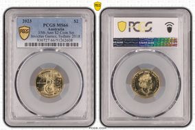 2023 $2 35th Ann $2 Coin Set Invictus Games, Sydney 2018 MS66