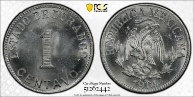 1914 1C KM-628 Aluminum MS65