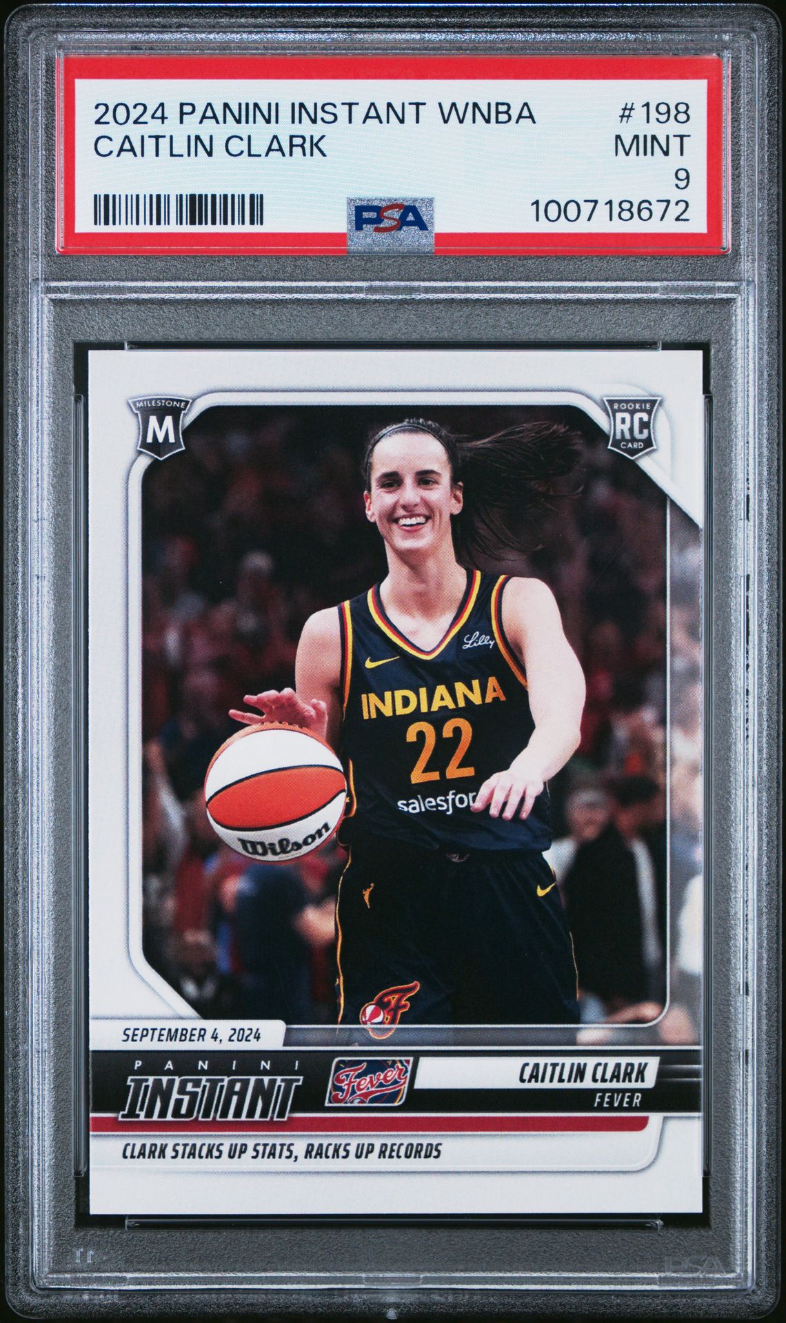 2024 Panini PANINI INSTANT WNBA #198 Caitlin Clark front