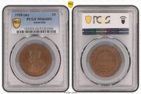 1928 (m) 1D MS64BN