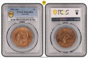 1951 (m) 1D MS64RD