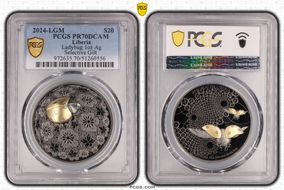 2024-LGM $20 Ladybug 1oz Ag Selective Gilt PR70DCAM