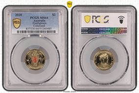 2020 $2 Firefighters Colorized MS64