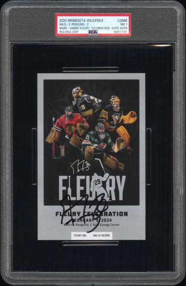MARC-ANDRE FLEURY "CELEBRATION"