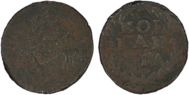 (1590-98) Duit VF25BN