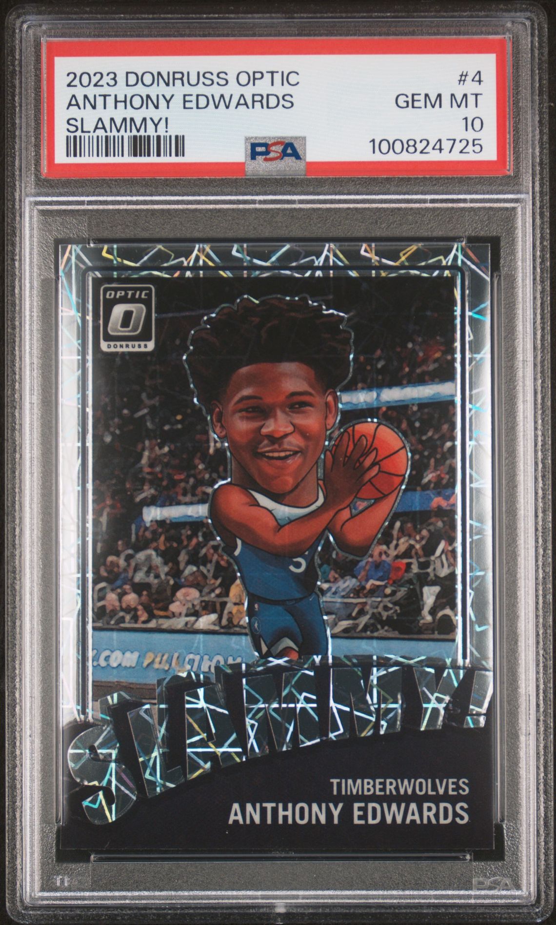 2023 Panini PANINI DONRUSS OPTIC SLAMMY! #4 Anthony Edwards front