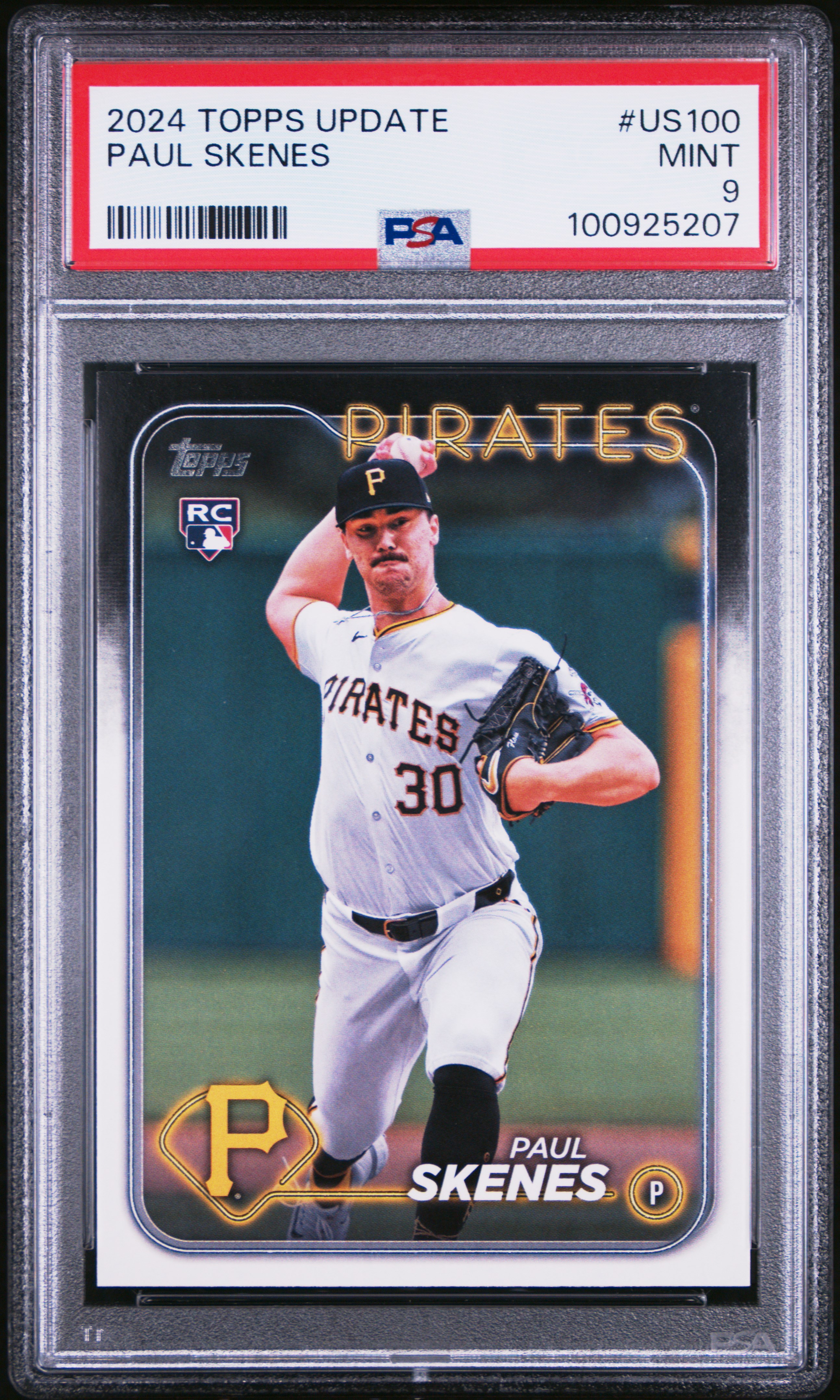 2024 Topps Update Paul Skenes #Us100 Mint 9 front