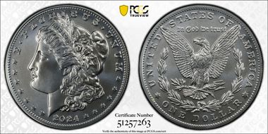 2024 $1 Morgan Dollar MS70