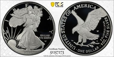 2024-W  $1 Silver Eagle PR70DCAM