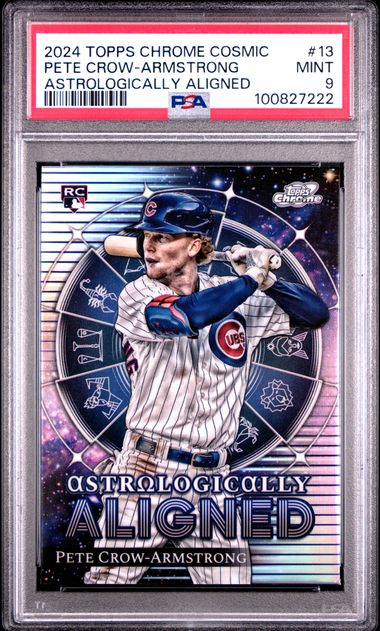 2024 Topps Chrome Cosmic Astrologically Aligned Pete Crow-Armstrong #13 Mint 9 front