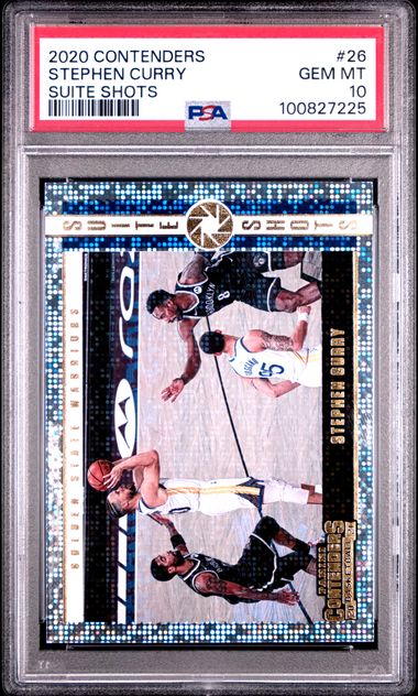 2020 Panini Contenders Suite Shots Stephen Curry #26 (Suite Shots) Gem Mt 10 front