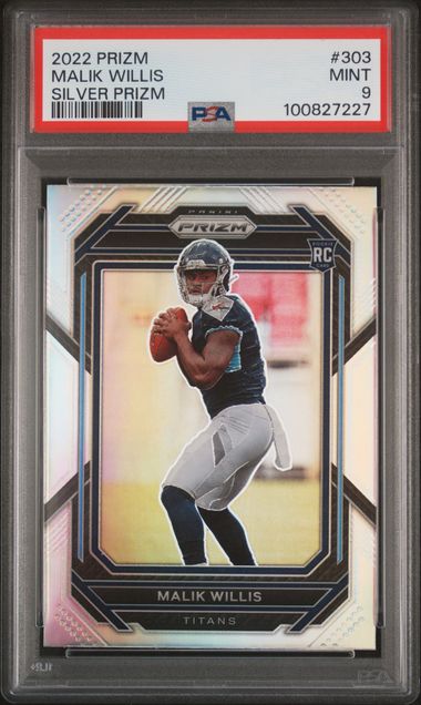 2022 Panini Prizm Malik Willis #303 (Silver Prizm) Mint 9 front