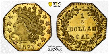 1873 G25C BG-793 MS66