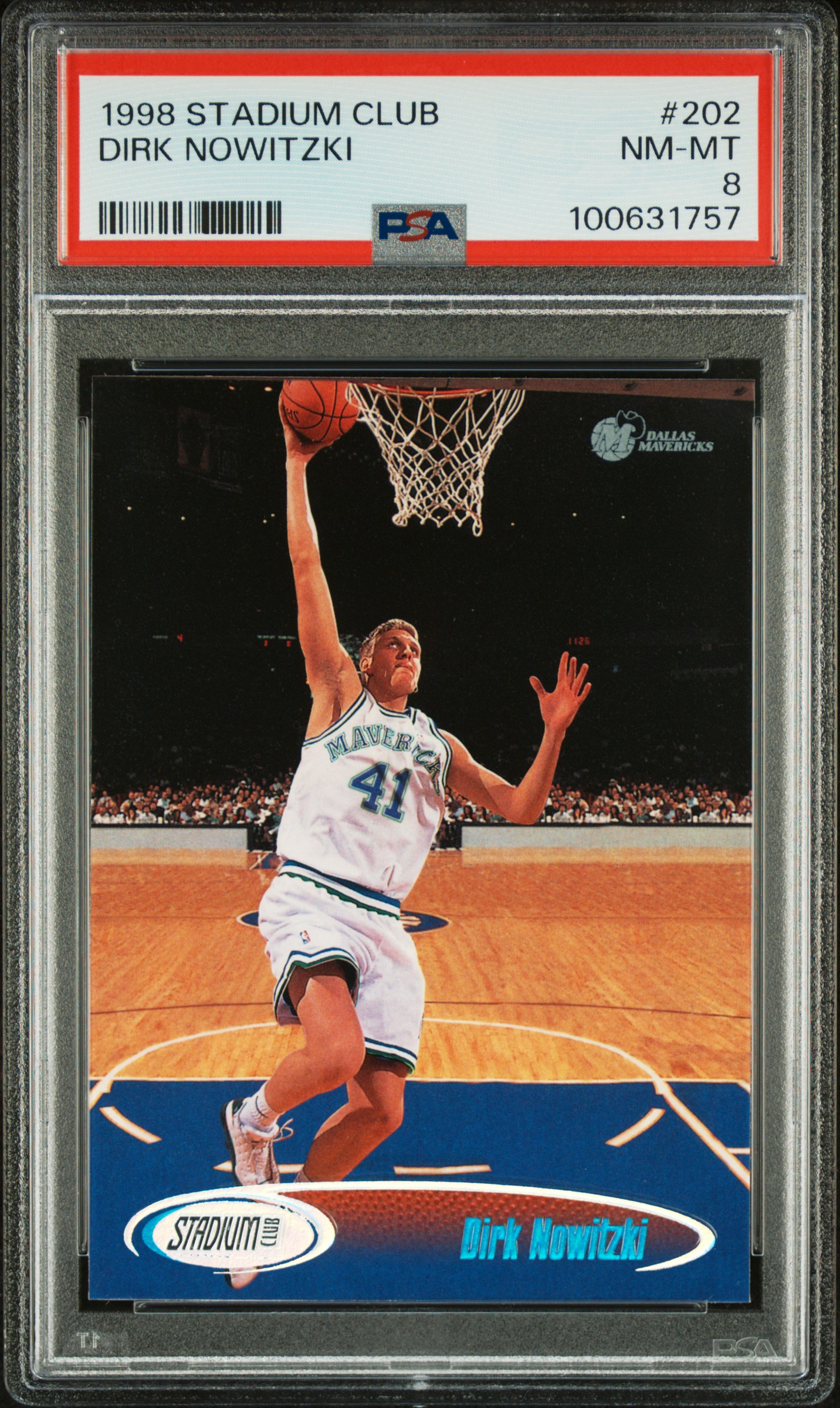 1998 Stadium Club Dirk Nowitzki #202 Nm-Mt 8 front