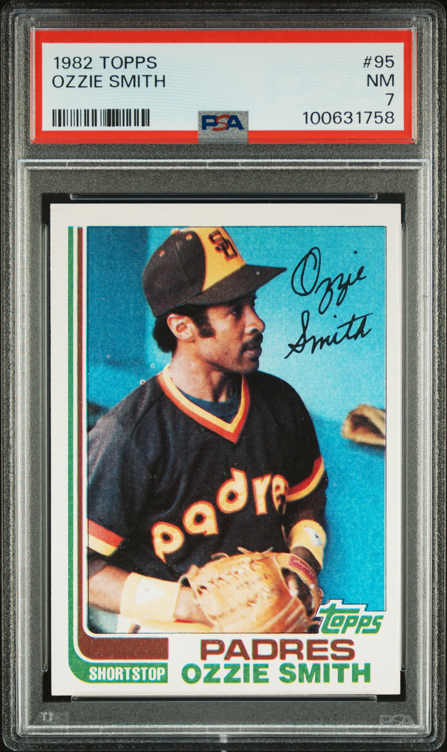 1982 Topps Ozzie Smith #95 Nm 7 front