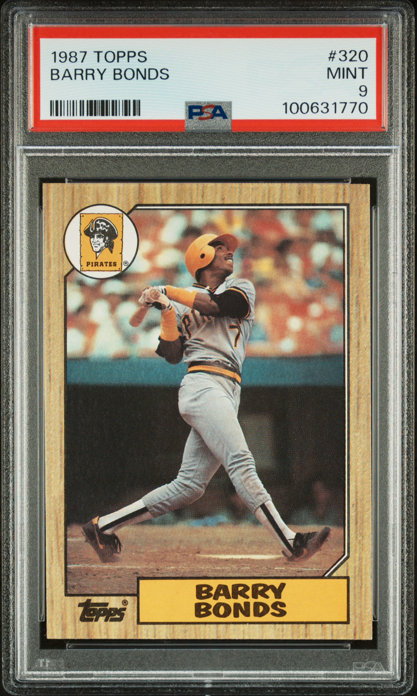 1987 Topps Barry Bonds #320 Mint 9 front