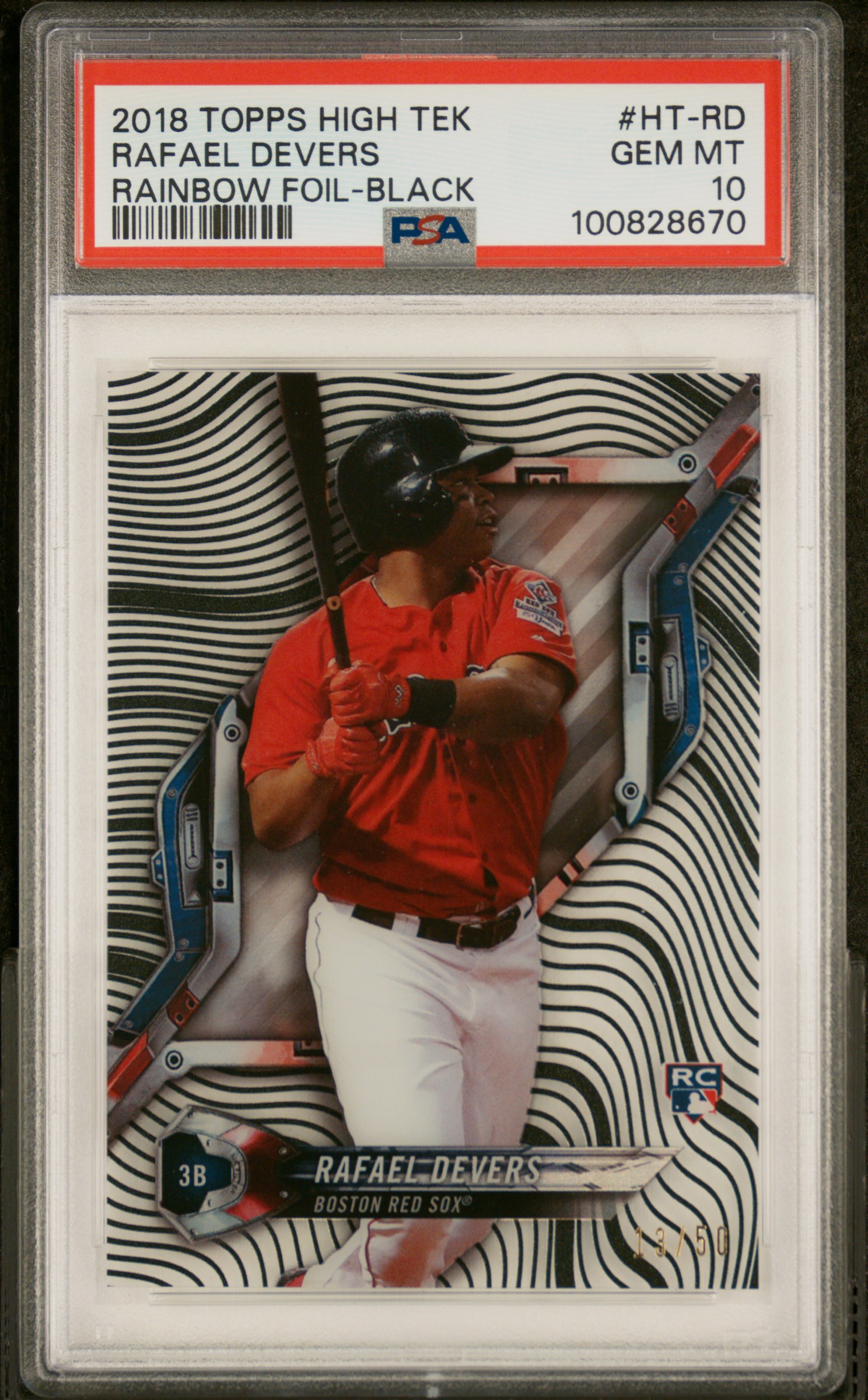 Rafael Devers 2018 Topps High Tek