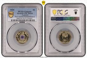 2024 $2 War Animal Remembrance Colorized N1