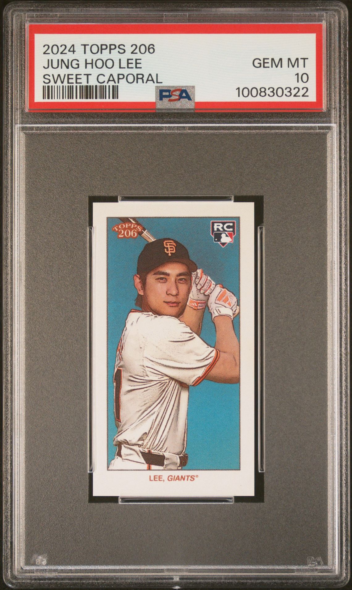 2024 Topps TOPPS 206 SWEET CAPORAL BACK Jung Hoo Lee front