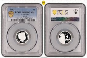 2003 $2 Ag PR69DCAM