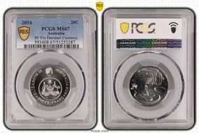 2016 20C 50 Yrs Decimal Currency MS67