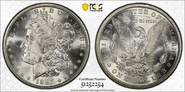 1887-S $1 MS63