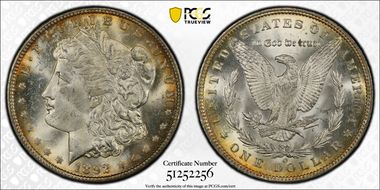1892-O $1 MS64