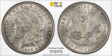 1893-O $1 AU58