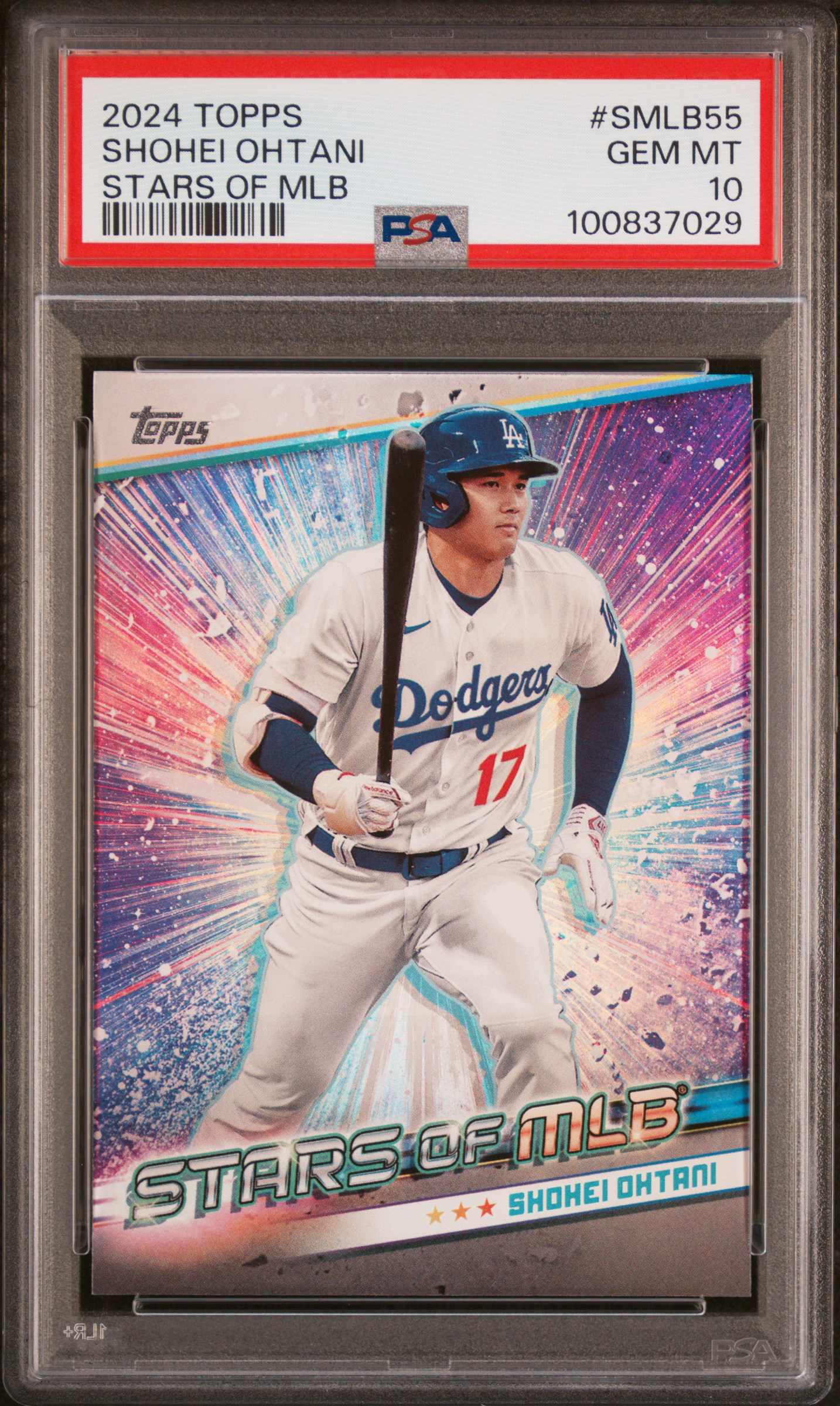 2024 Topps Stars Of Mlb Shohei Ohtani #Smlb55 (Series 2) Gem Mt 10 front