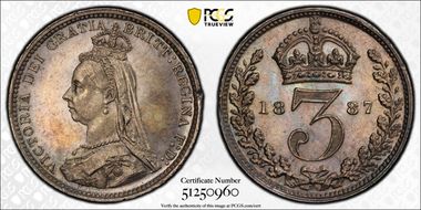 1887 3D S-3931 Jubilee Head MS64
