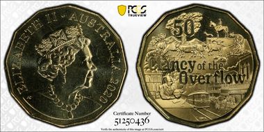 2020 50C Clancy of the Overflow MS69