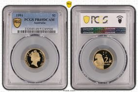 1991 $2 PR69DCAM