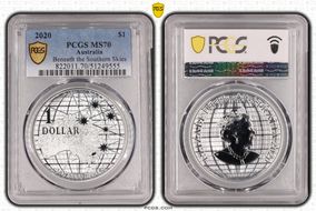 2020 $1 Beneath the Southern Skies MS70