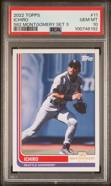 2022 Topps TOPPS 582 MONTGOMERY SET 3 #11 Ichiro front