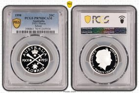 1998 20C 1951 Florin Ag PR70DCAM