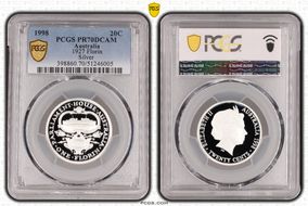 1998 20C 1927 Florin Ag PR70DCAM