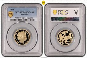 2015 $1 PR69DCAM