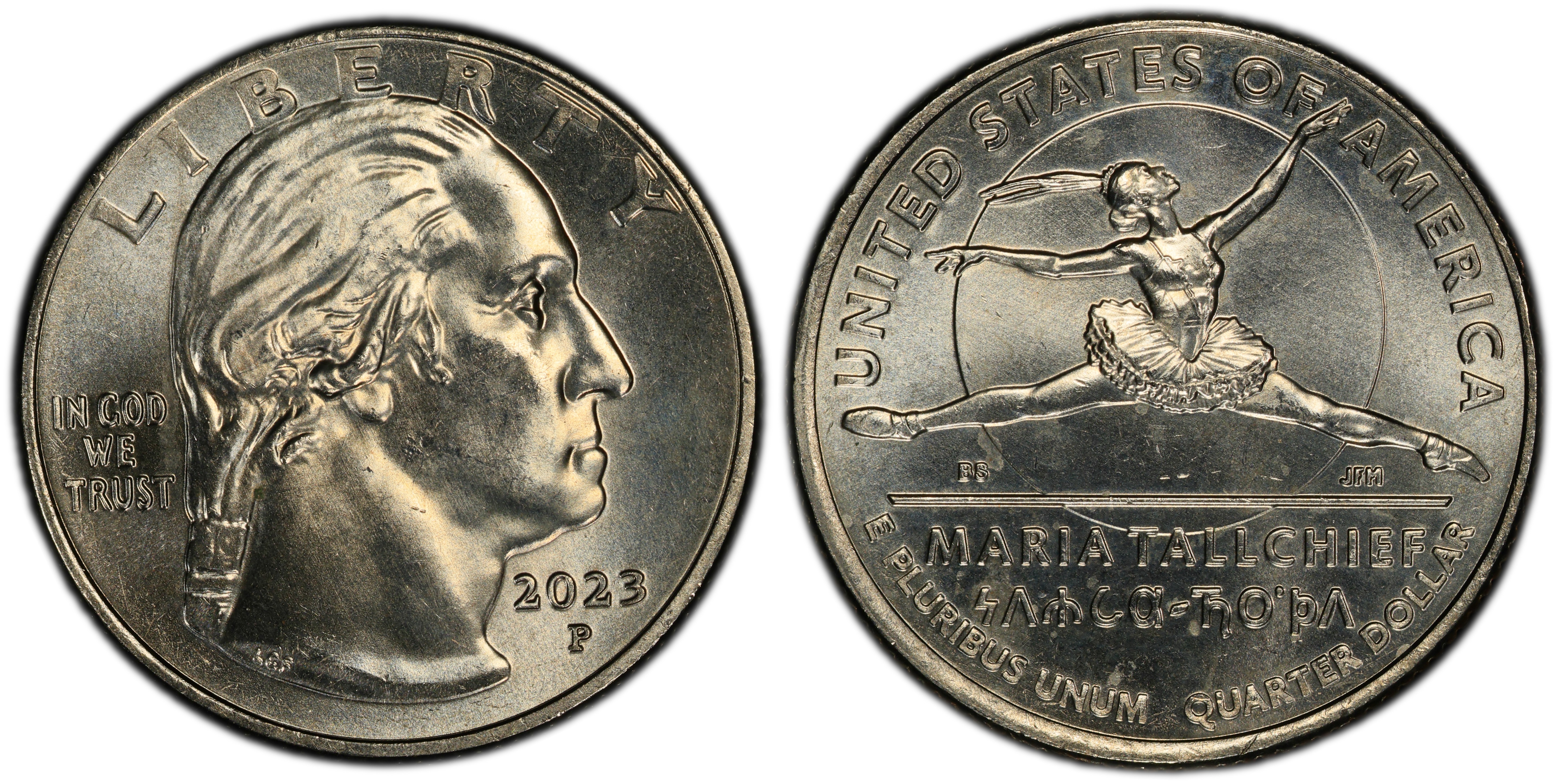 2023-P Quarter Maria Tallchief - Extra Feather