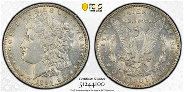 1894 $1 AU55