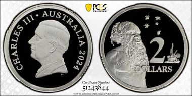 2024 $2 Silver PR70DCAM