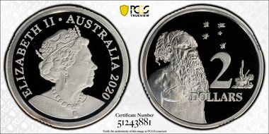 2020 $2 6th Portrait Silver PR70DCAM