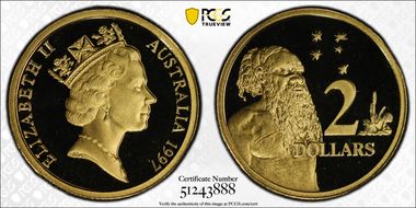 1997 $2 PR70DCAM